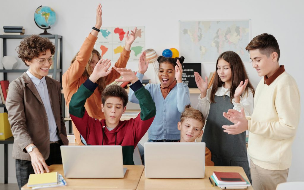 multicultural international classroom